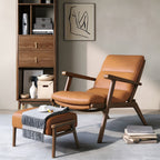 Mid-Century Leather Lounge Chair