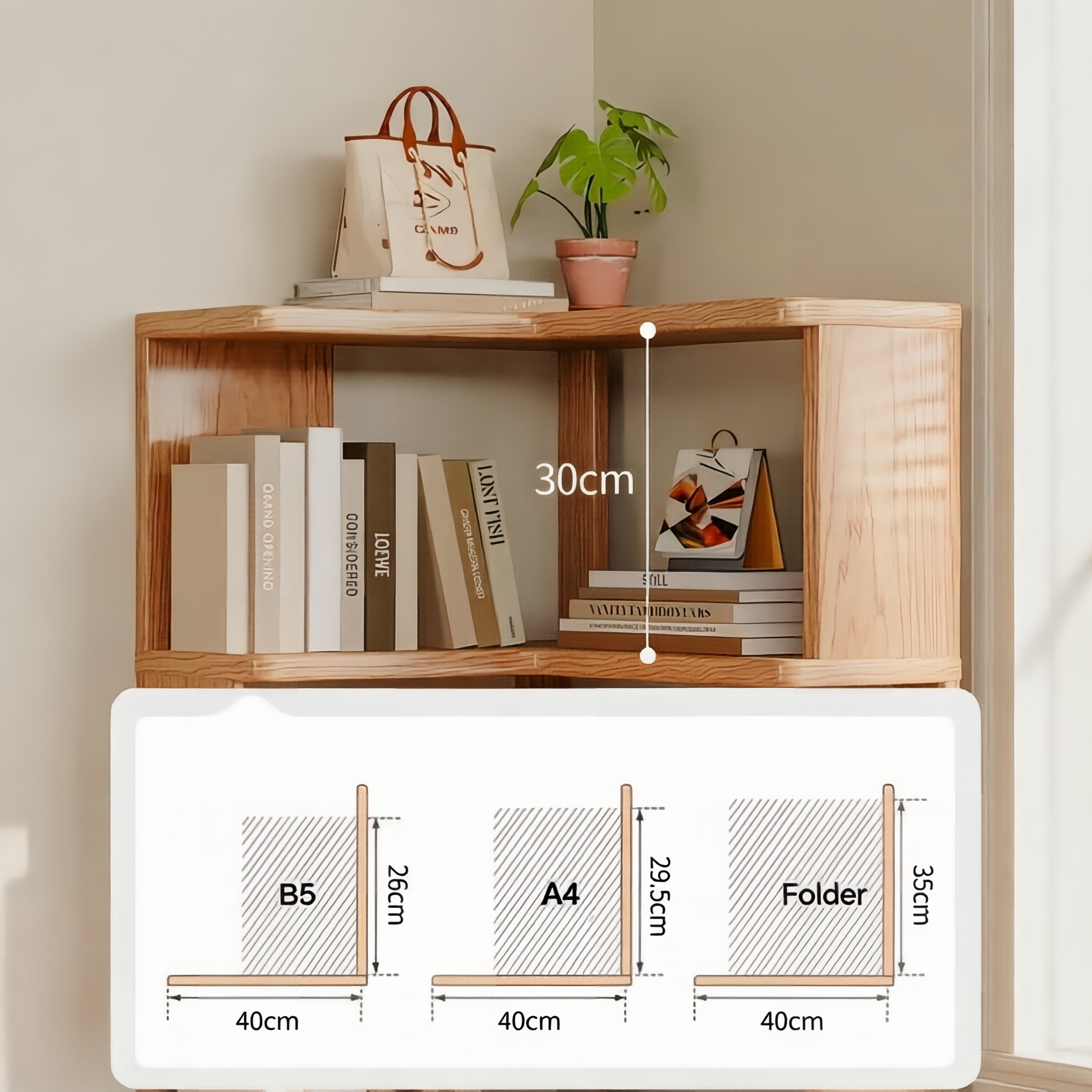Vertical Corner Storage