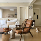Mid-Century Leather Lounge Chair