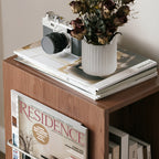 Precision Narrow Walnut Shelf Unit