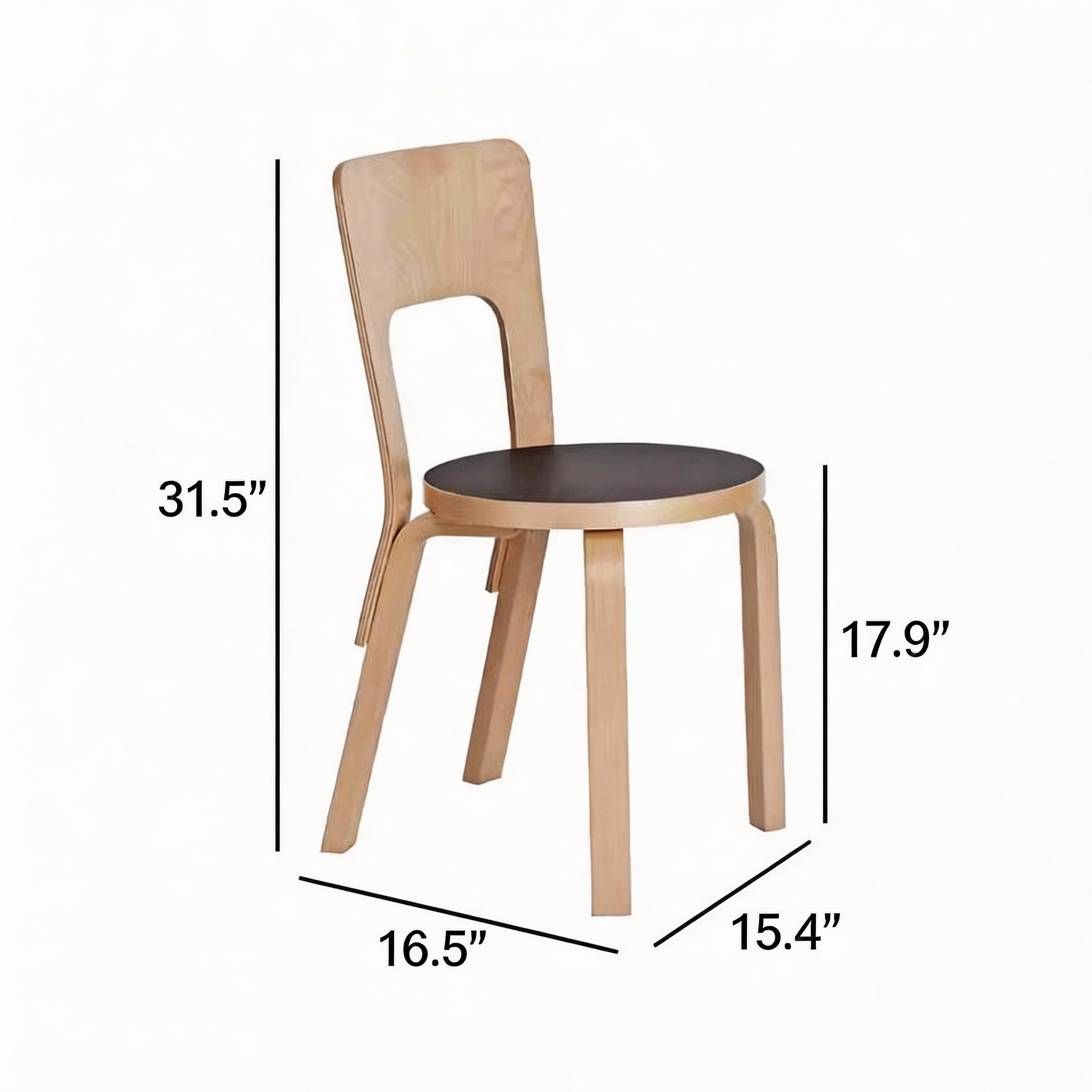 Flow Backrest Minimalist Chair