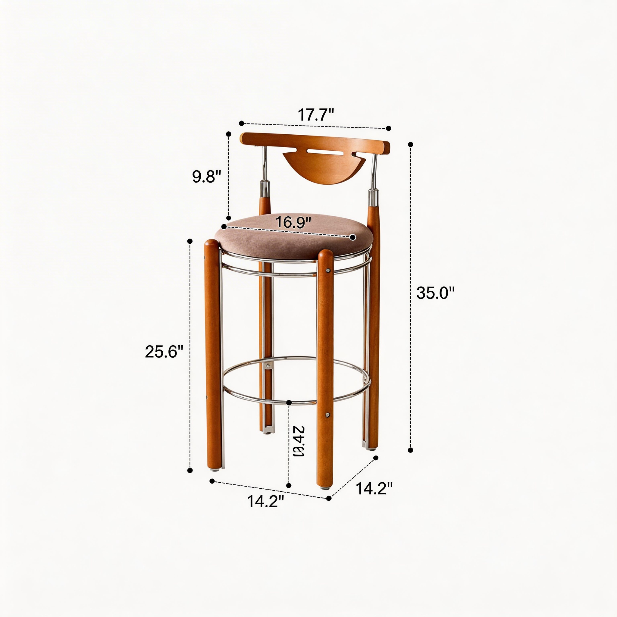 Arc Rest Bar Stool