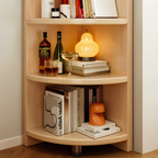 Corner Pine Natural Shelf