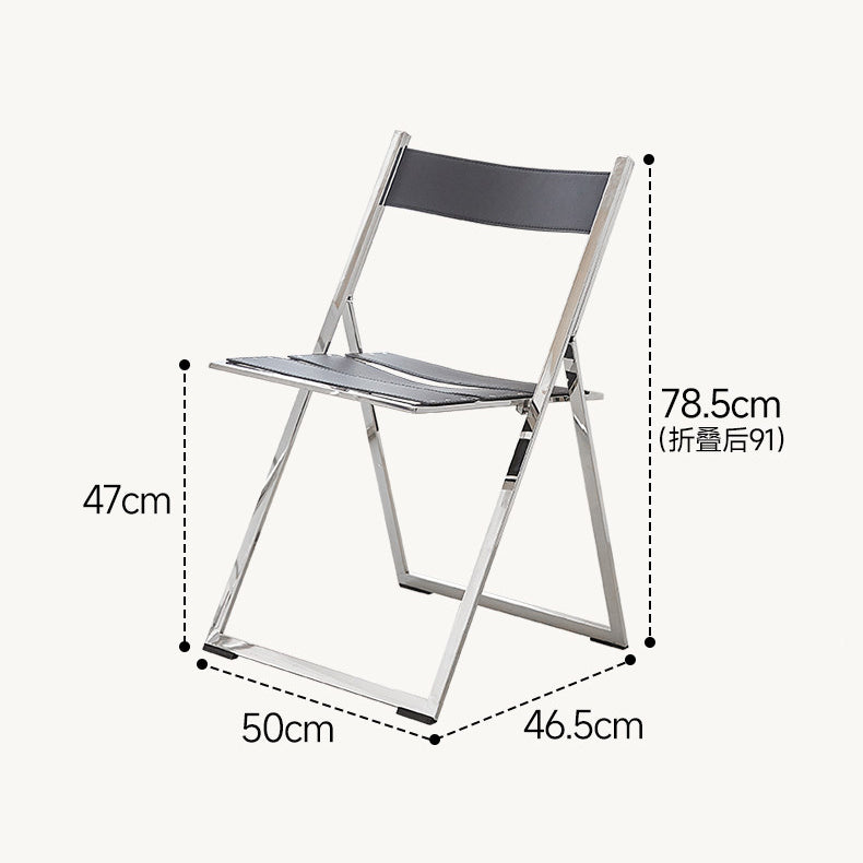 Linear Strap Folding Chair