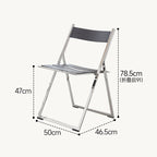 Linear Strap Folding Chair