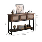 Fabric-Drawer Console