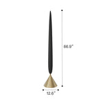 Sculptural Blade Cone Coat Stand