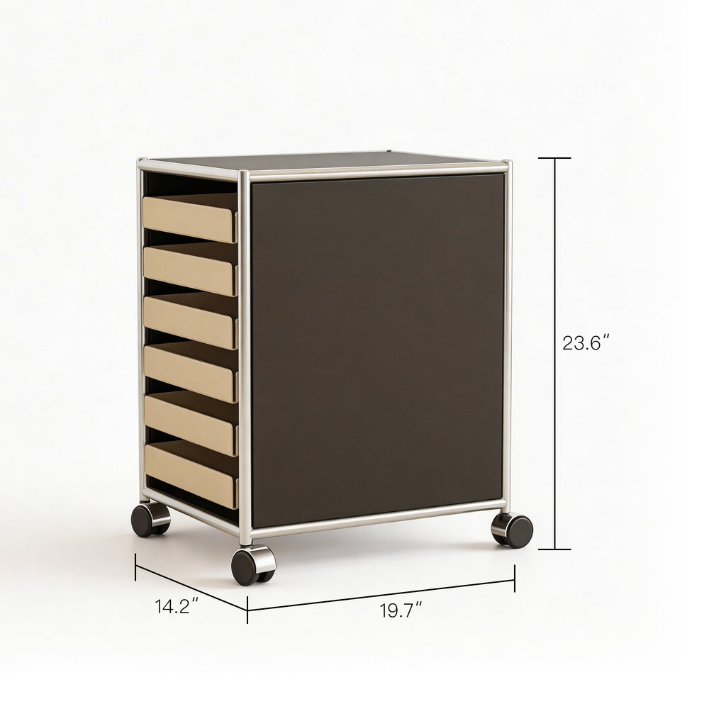 Narrow Multi-Drawer Cart