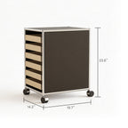 Narrow Multi-Drawer Cart