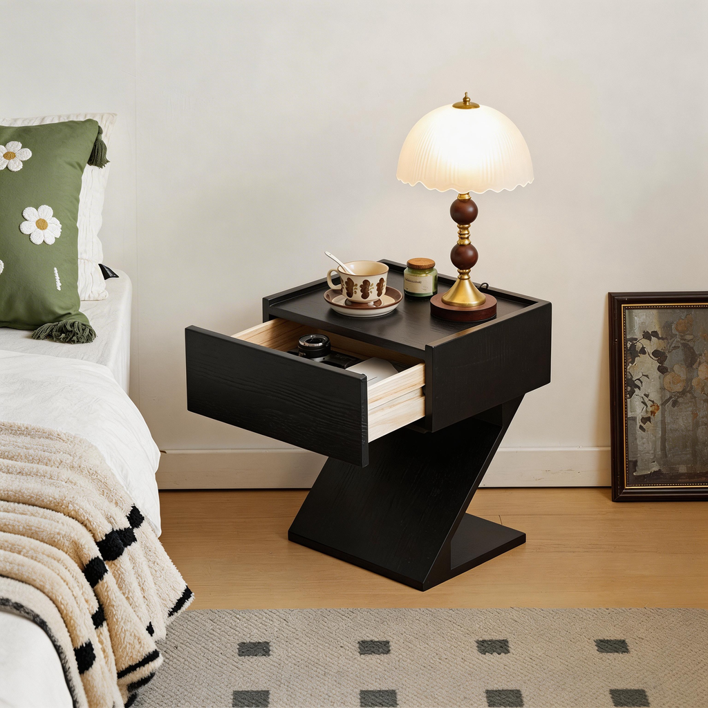 Z-Frame Minimalist Nightstand