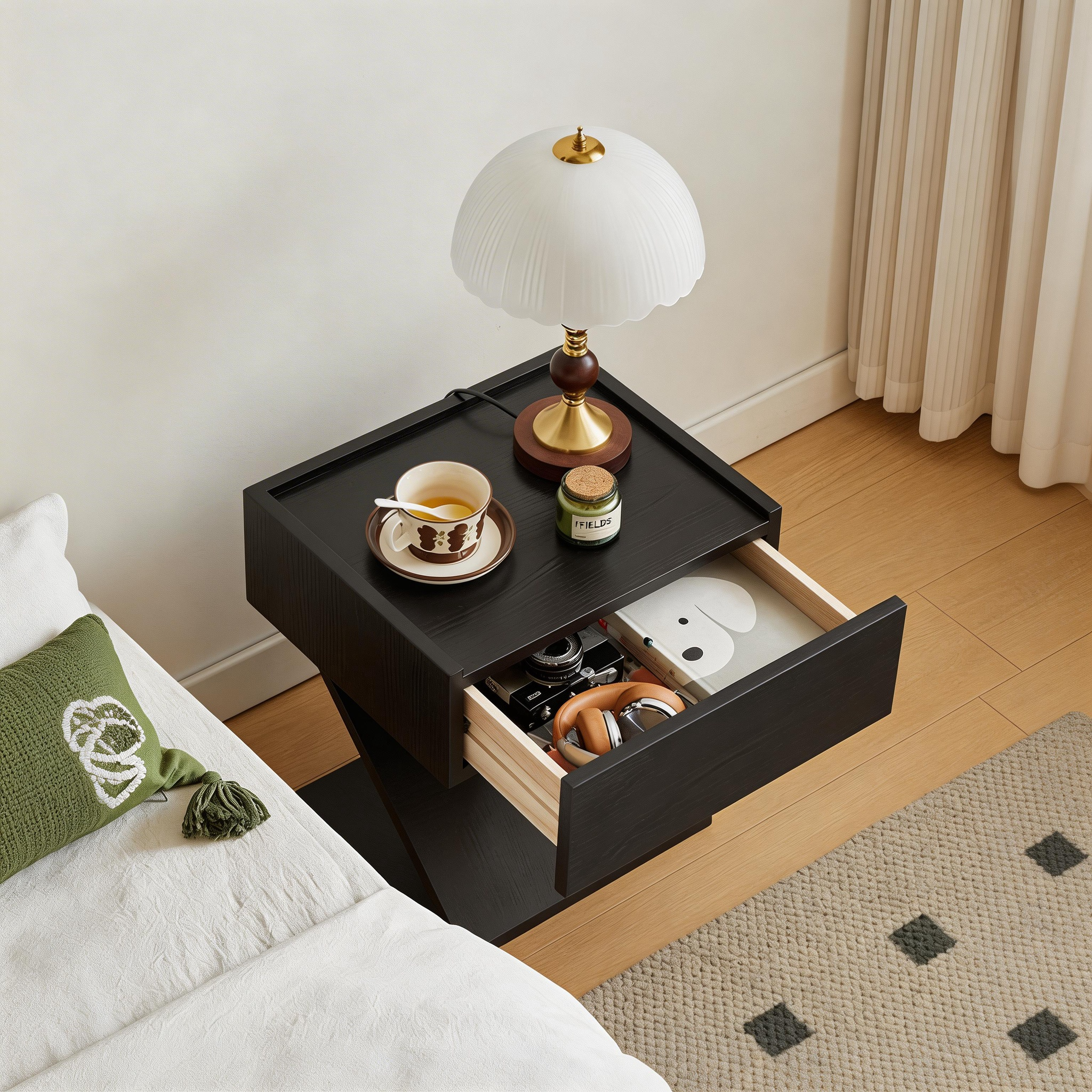 Z-Frame Minimalist Nightstand