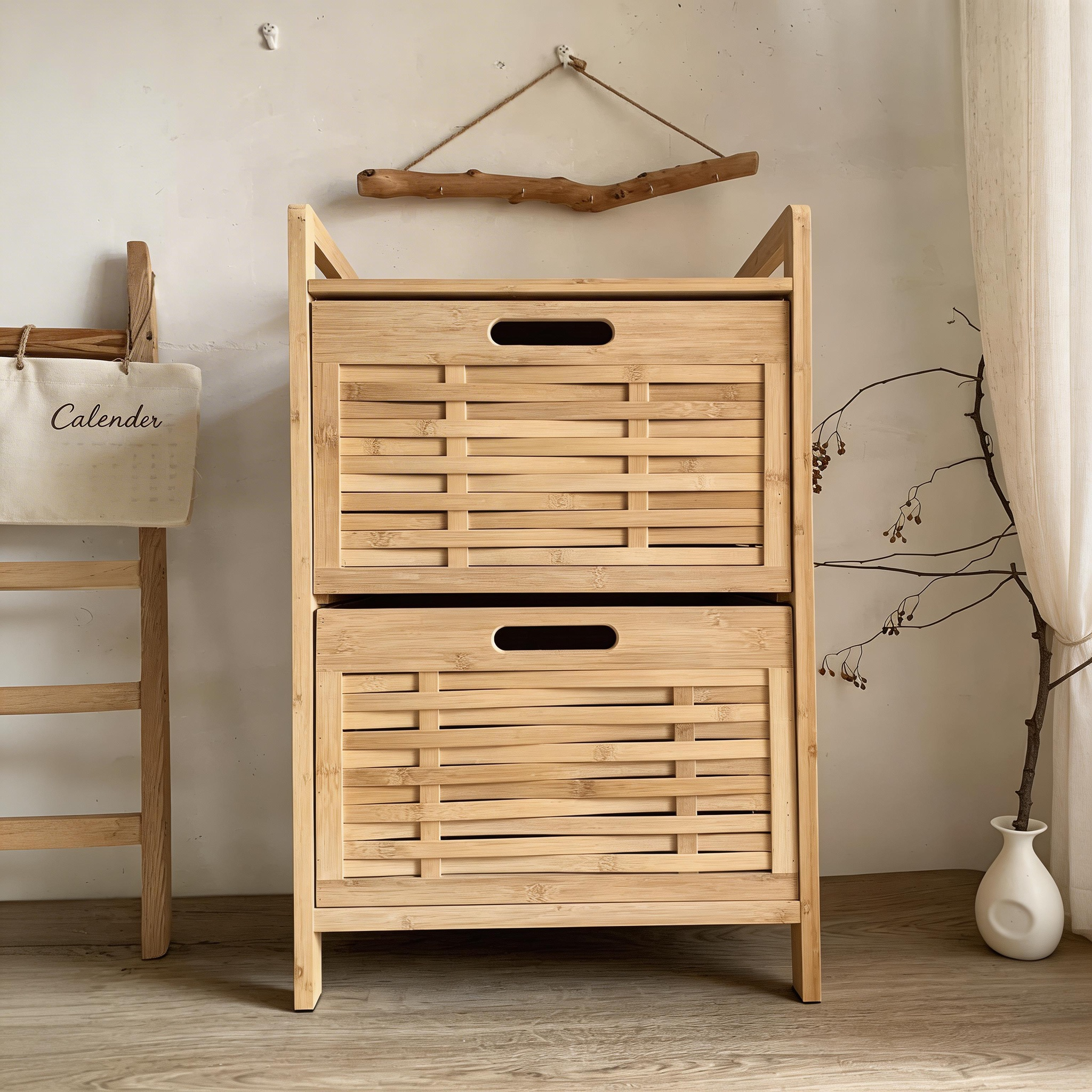 Bamboo Drawer Cabinet