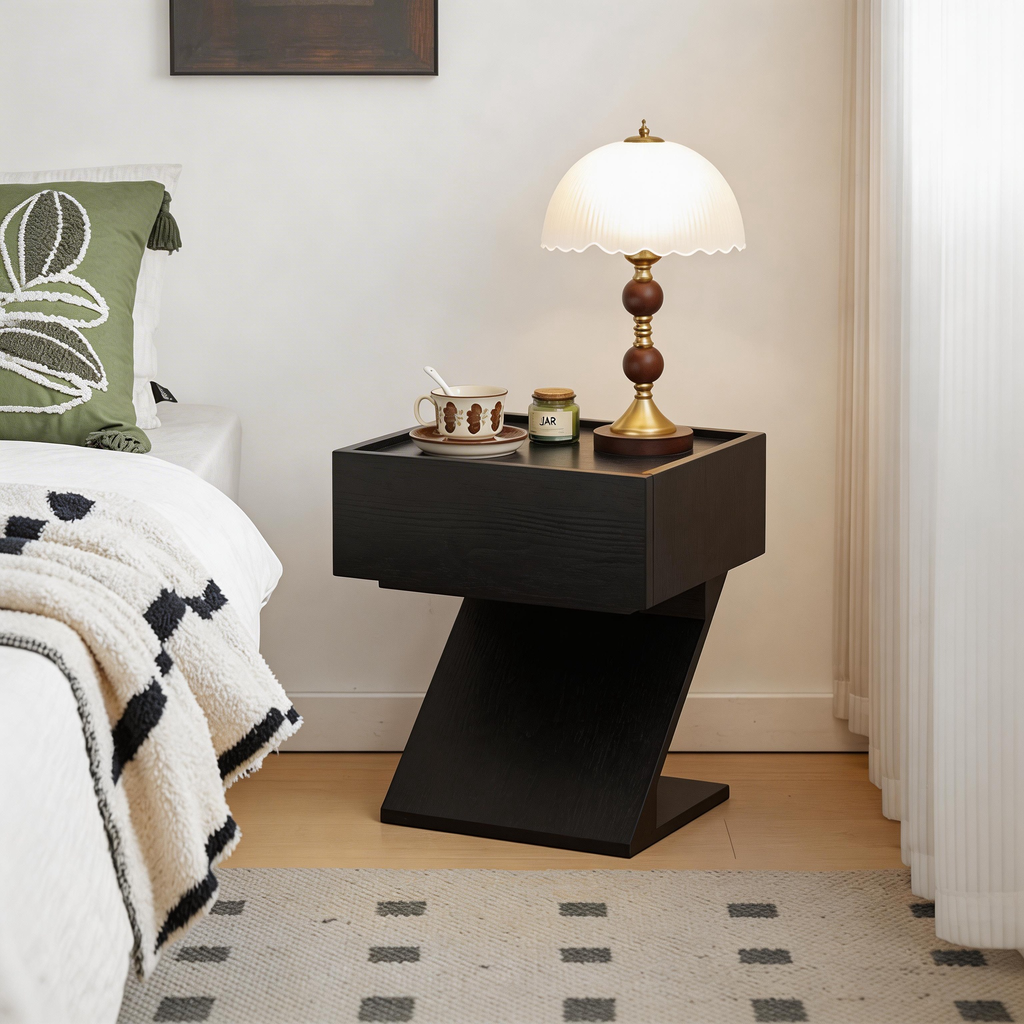 Z-Frame Minimalist Nightstand