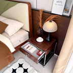 Woven Single-Drawer Nightstand
