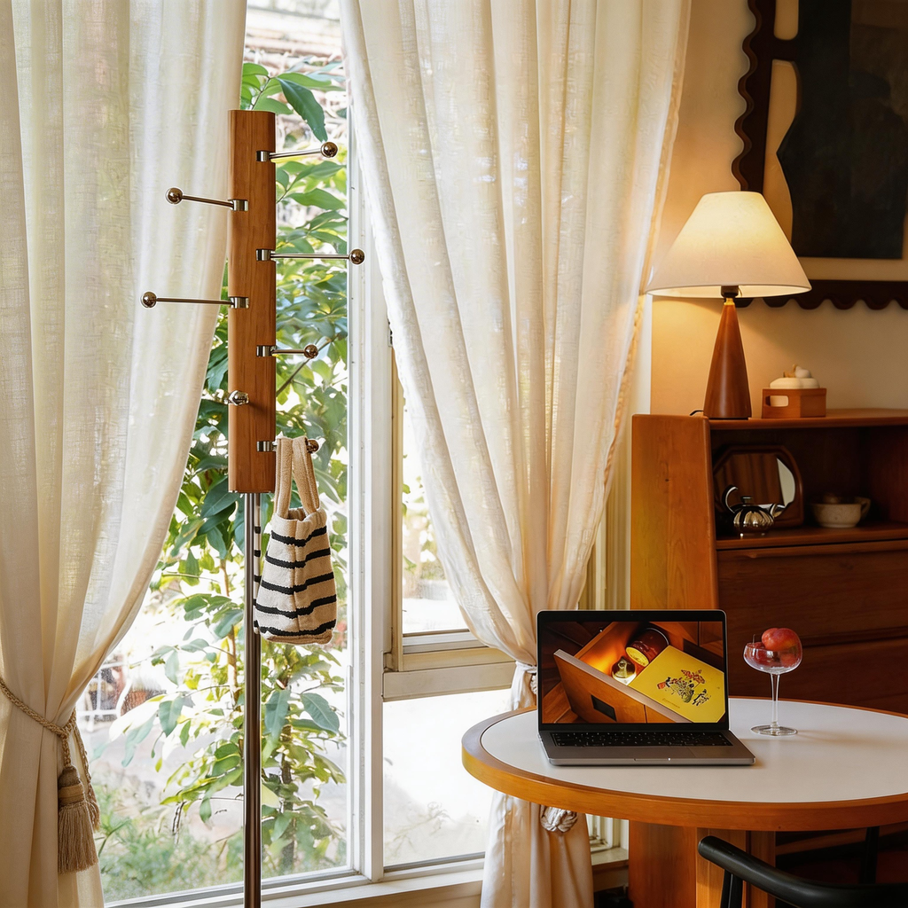 Orbit Base Multi-Hook Coat Stand