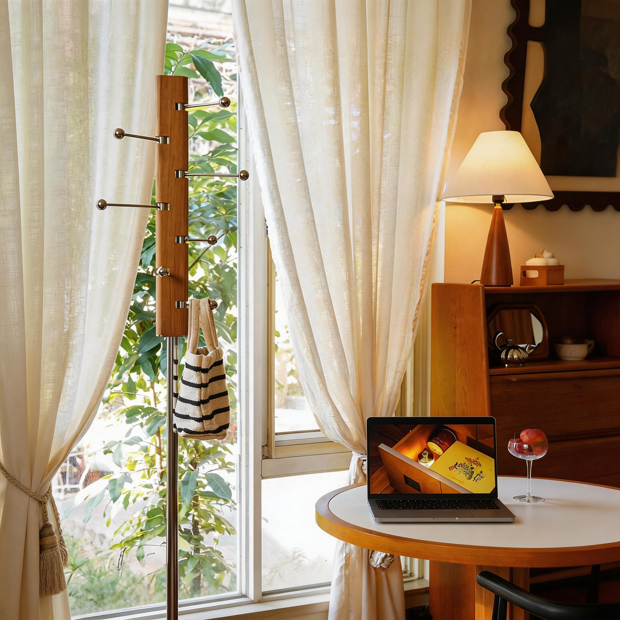 Orbit Base Multi-Hook Coat Stand
