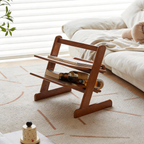 Minimalist Wooden A-Frame Shelves