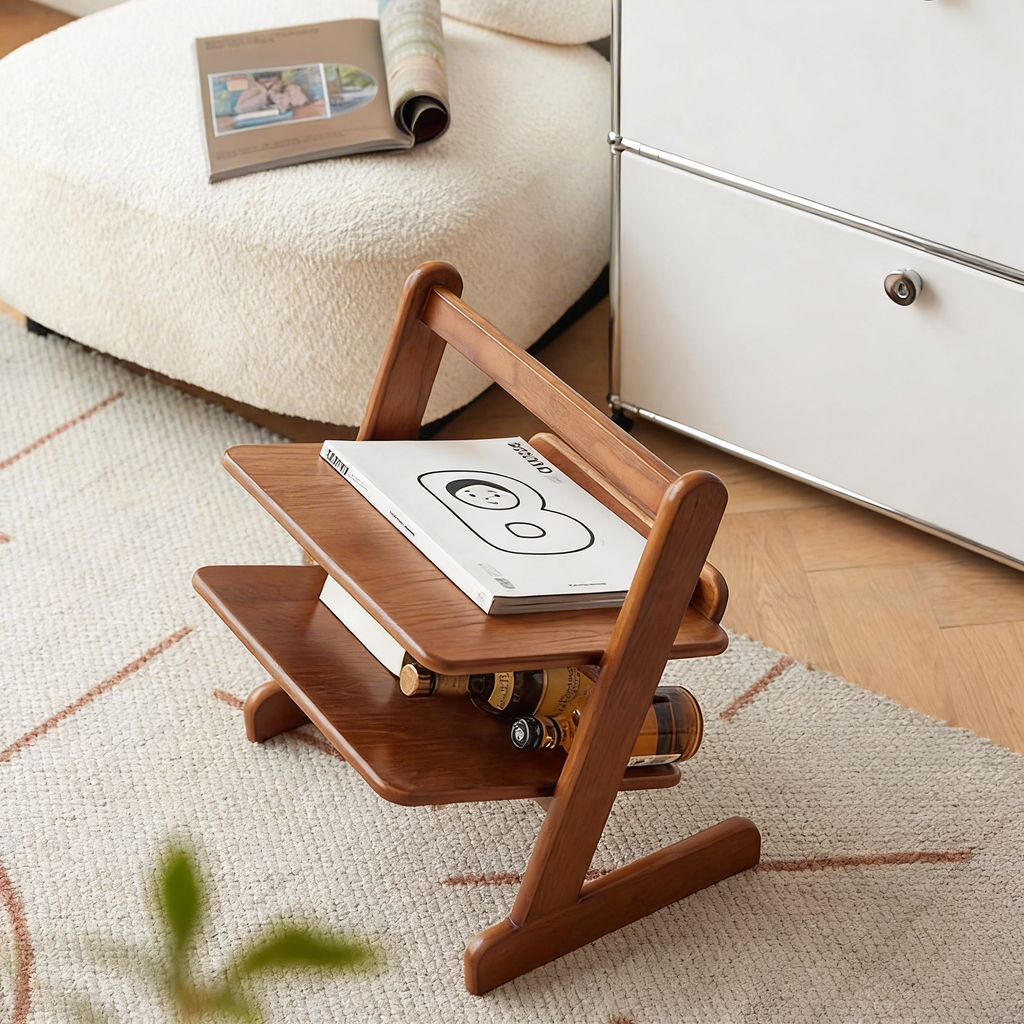Minimalist Wooden A-Frame Shelves
