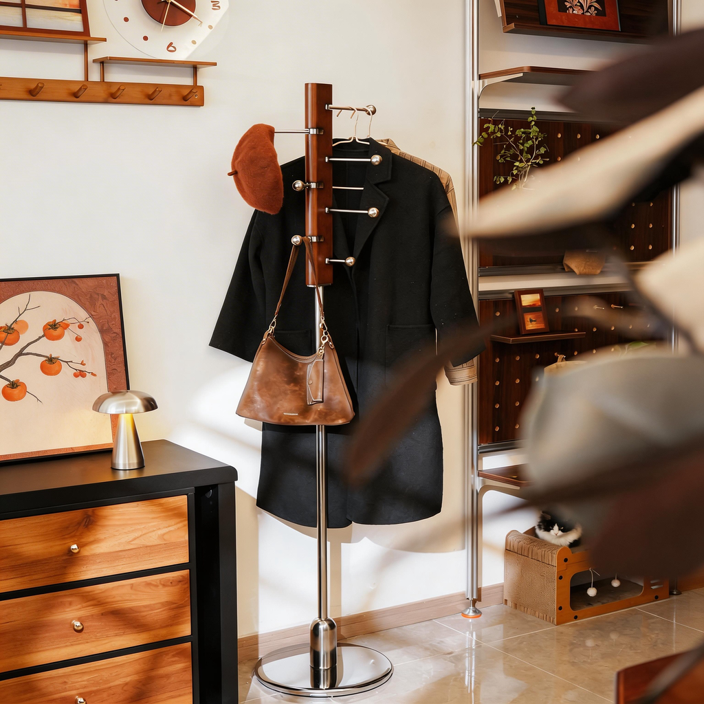 Orbit Base Multi-Hook Coat Stand