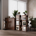 Precision Narrow Walnut Shelf Unit